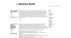 Desktop Screenshot of blog.delphinebedel.com